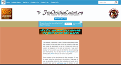 Desktop Screenshot of freechristiancontent.org