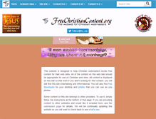 Tablet Screenshot of freechristiancontent.org